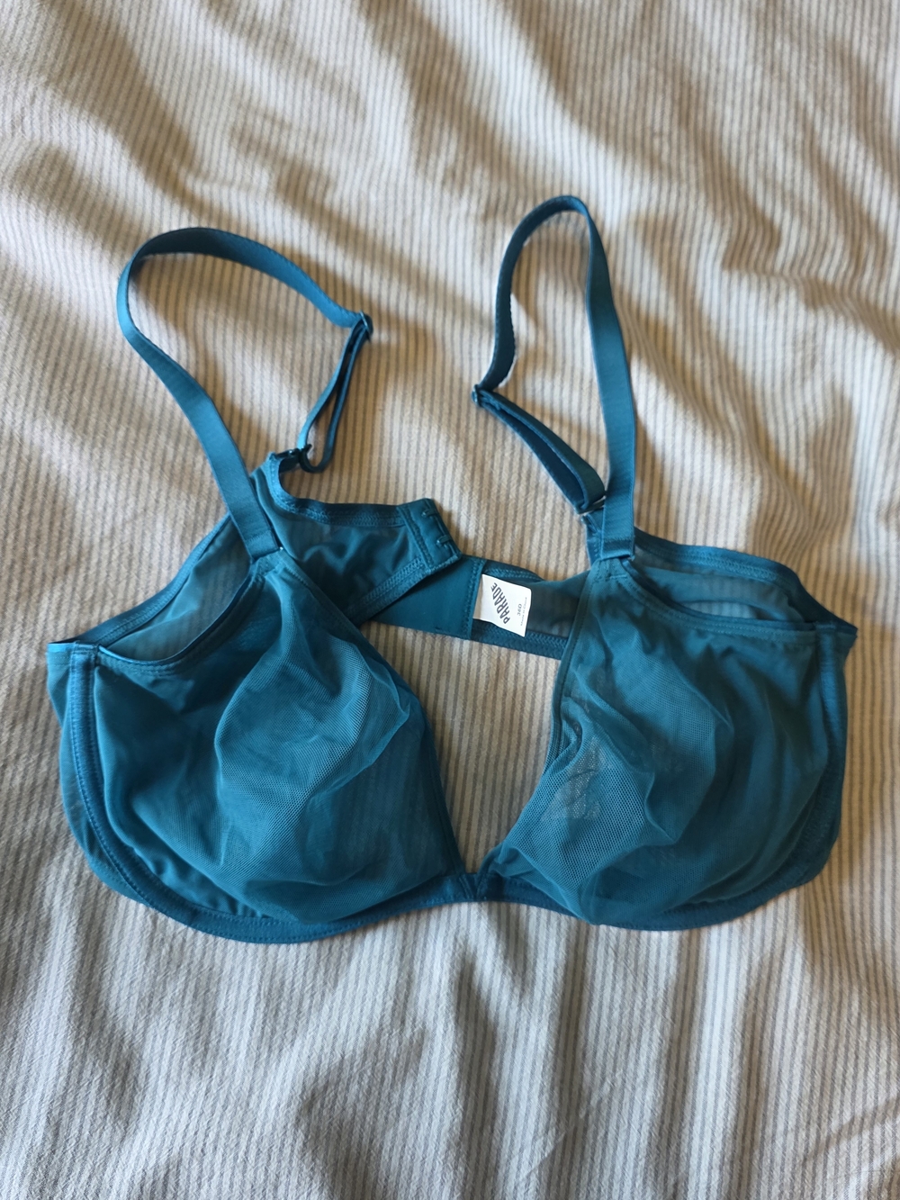 PARADE Teal Mesh Underwire Bra